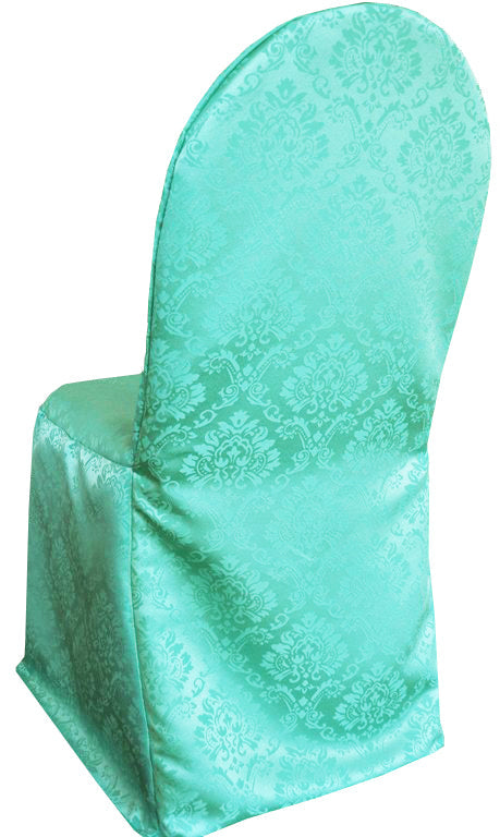 Marquis Damask Jacquard Polyester Banquet Chair Cover