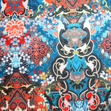 Swim Knit Nylon Spandex Marrakesh Paisley Peacock Colorway