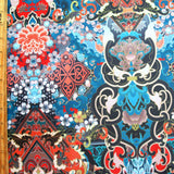 Swim Knit Nylon Spandex Marrakesh Paisley Peacock Colorway