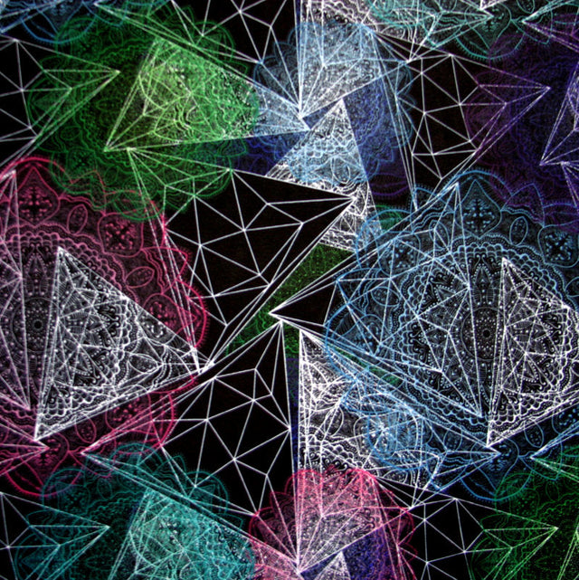 Swim Knit Nylon Spandex Mathematics Print
