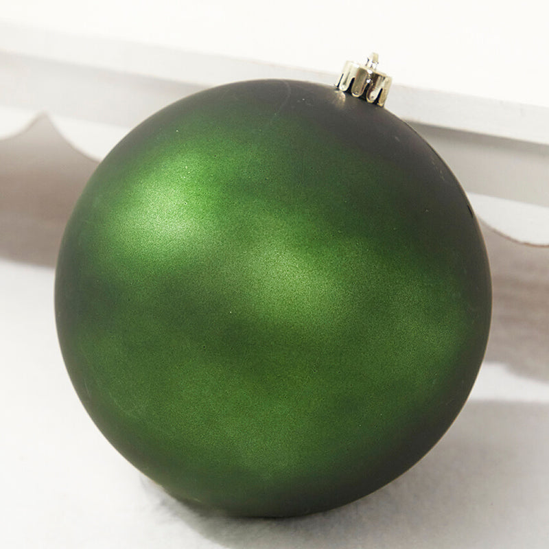 5.5" Matte Pine Green Shatterproof Ornament