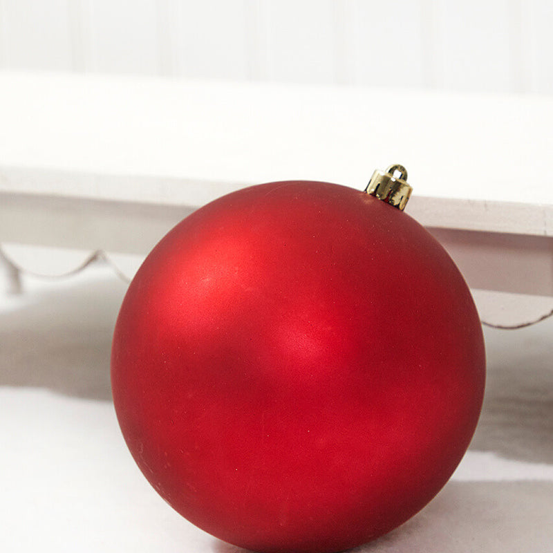 5.5 Inch Matte Oxblood Shatterproof Ornament Decorative Christmas Tree Hanging Ornament