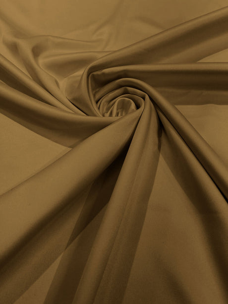 Dull Satin Peau De Soie Polyester Fabric - Matte Satin, 58" Width (1 Yard)