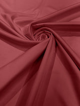 Dull Satin Peau De Soie Polyester Fabric - Matte Satin, 58" Width (1 Yard)