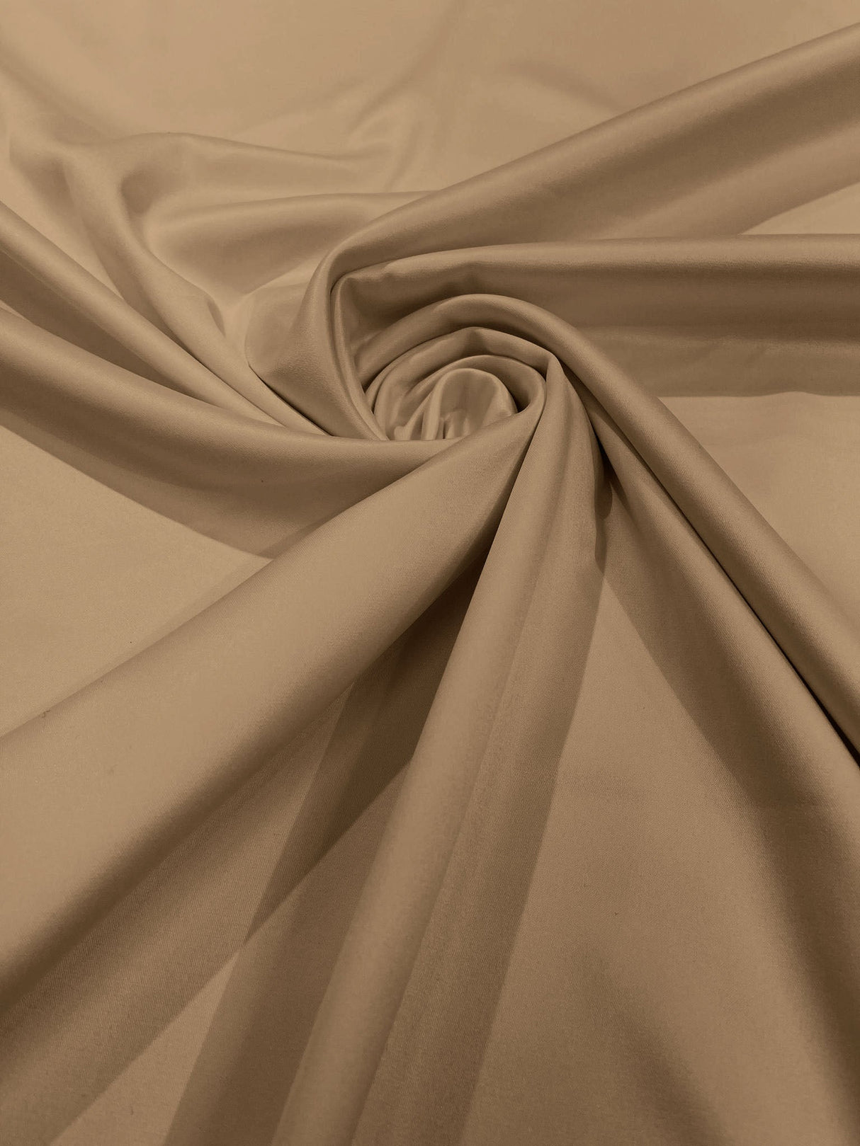 Dull Satin Peau De Soie Polyester Fabric - Matte Satin, 58" Width (1 Yard)