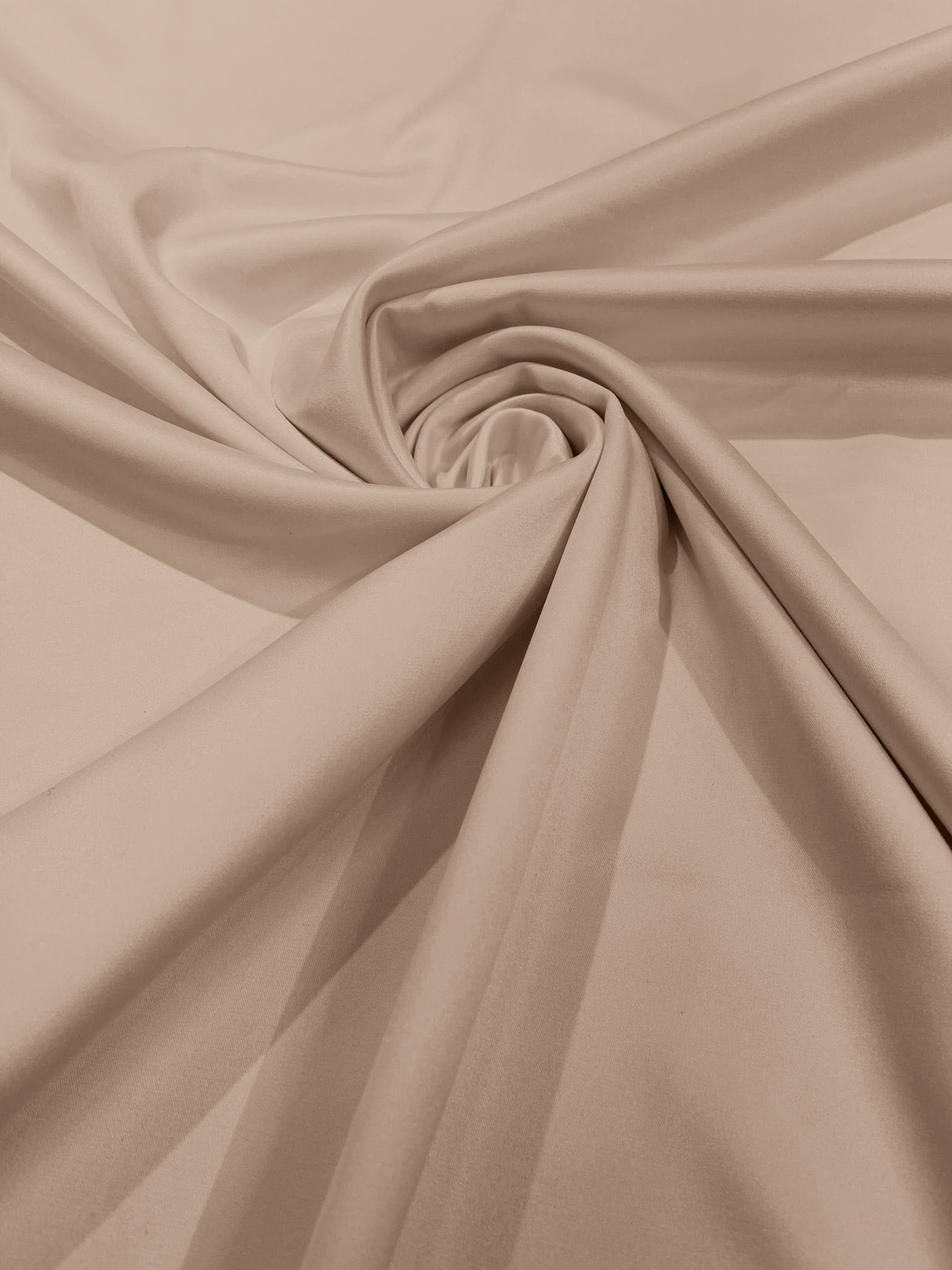 Dull Satin Peau De Soie Polyester Fabric - Matte Satin, 58" Width (1 Yard)