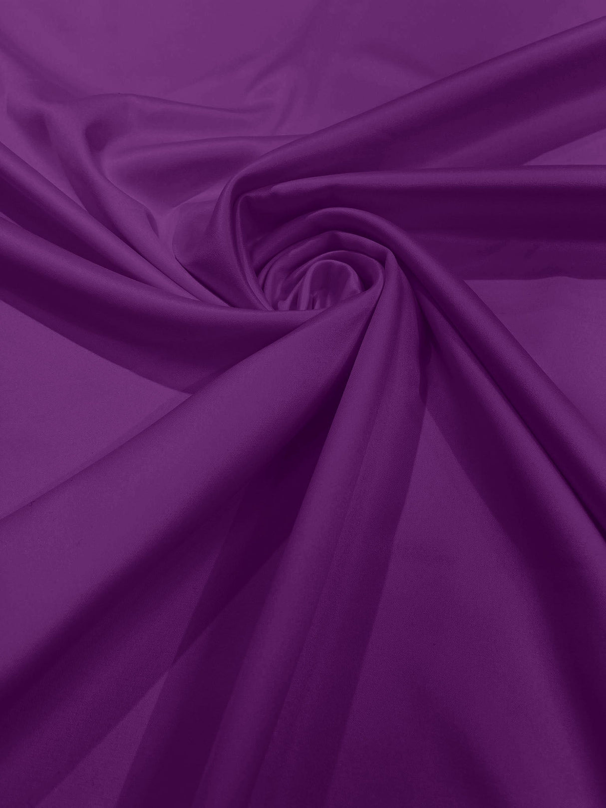 Dull Satin Peau De Soie Polyester Fabric - Matte Satin, 58" Width (1 Yard)