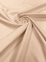 Dull Satin Peau De Soie Polyester Fabric - Matte Satin, 58" Width (1 Yard)