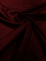 Dull Satin Peau De Soie Polyester Fabric - Matte Satin, 58" Width (1 Yard)