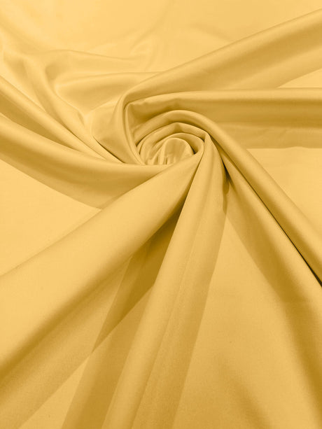 Dull Satin Peau De Soie Polyester Fabric - Matte Satin, 58" Width (1 Yard)