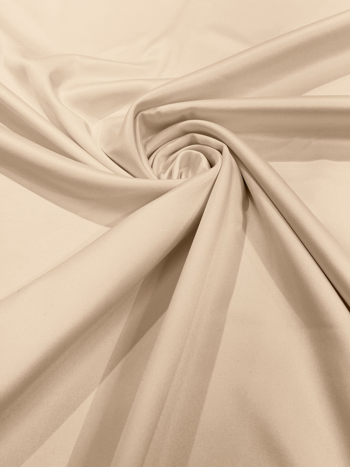 Dull Satin Peau De Soie Polyester Fabric - Matte Satin, 58" Width (1 Yard)