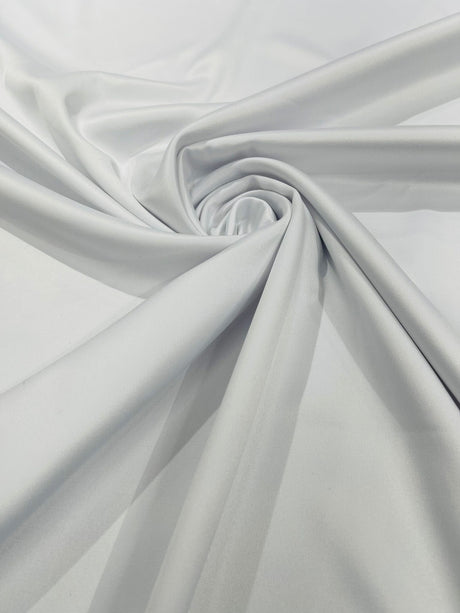 Dull Stretch Lamour Satin Polyester Fabric - Matte Satin, 58" Width (1 Yard)