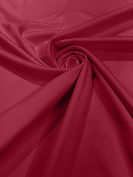 Dull Stretch Lamour Satin Polyester Fabric - Matte Satin, 58" Width (1 Yard)