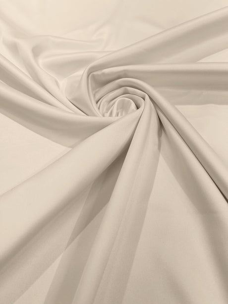 Dull Stretch Lamour Satin Polyester Fabric - Matte Satin, 58" Width (1 Yard)