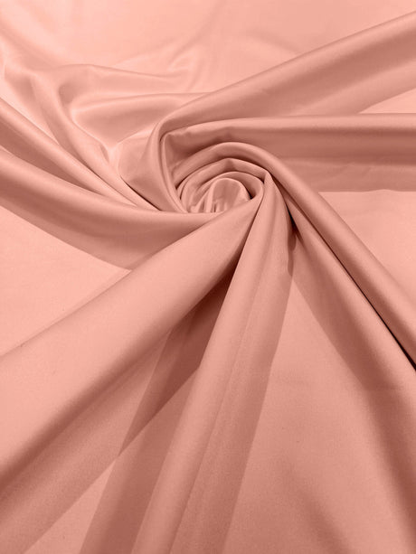 Dull Stretch Lamour Satin Polyester Fabric - Matte Satin, 58" Width (1 Yard)