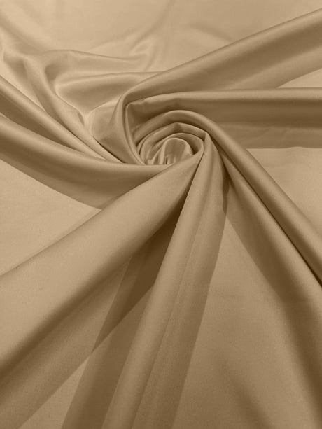 Dull Stretch Lamour Satin Polyester Fabric - Matte Satin, 58" Width (1 Yard)
