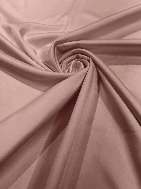 Dull Stretch Lamour Satin Polyester Fabric - Matte Satin, 58" Width (1 Yard)