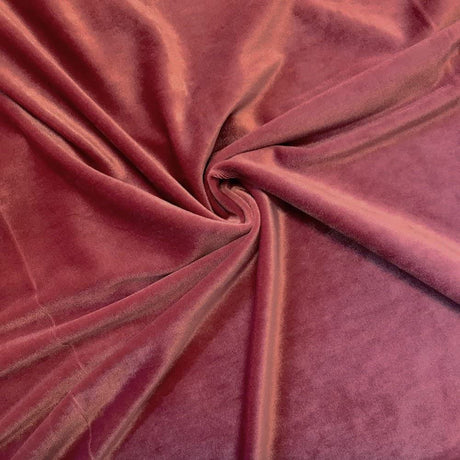 1 Yard Stretch Velvet Fabric Soft Silky 4 Way Stretch for Apparel Costumes 58/60 Inch Width