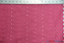 Polyester Cotton Eyelet Embroidery Fabric - Double Sided Border, 45" Wide, Multiple Colors (1 Yard)