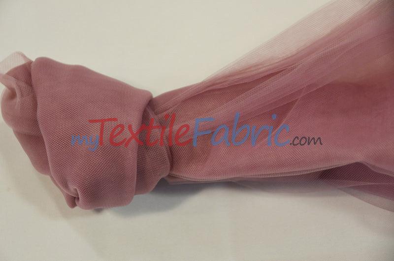 Bridal Tulle Illusion Nylon Tulle Fabric - Sheer Soft Bridal Veil, 108" Width (50 Yard Bolt)