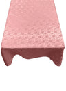 Rectangular Tablecloth Roses Jacquard Satin Fabric - Rose Pattern, 60" X 72" (1 Piece)