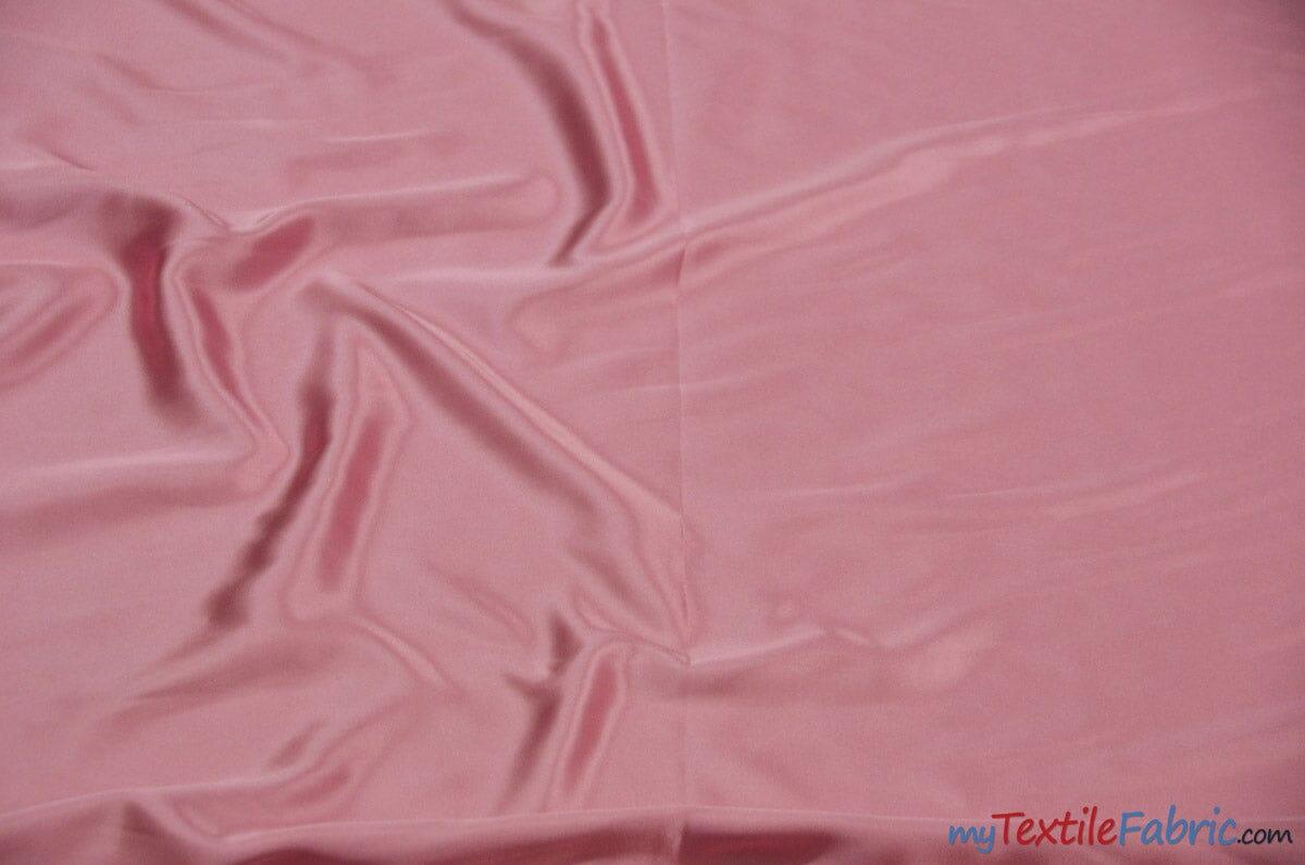 Silky Soft Medium Satin Polyester Fabric - Solid, 58/60" Width (70 Yard Bolt)