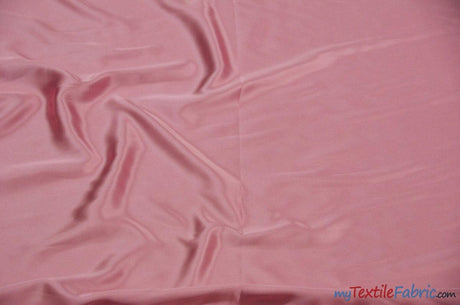 Silky Soft Medium Satin Polyester Fabric - Solid, 58/60" Width (70 Yard Bolt)