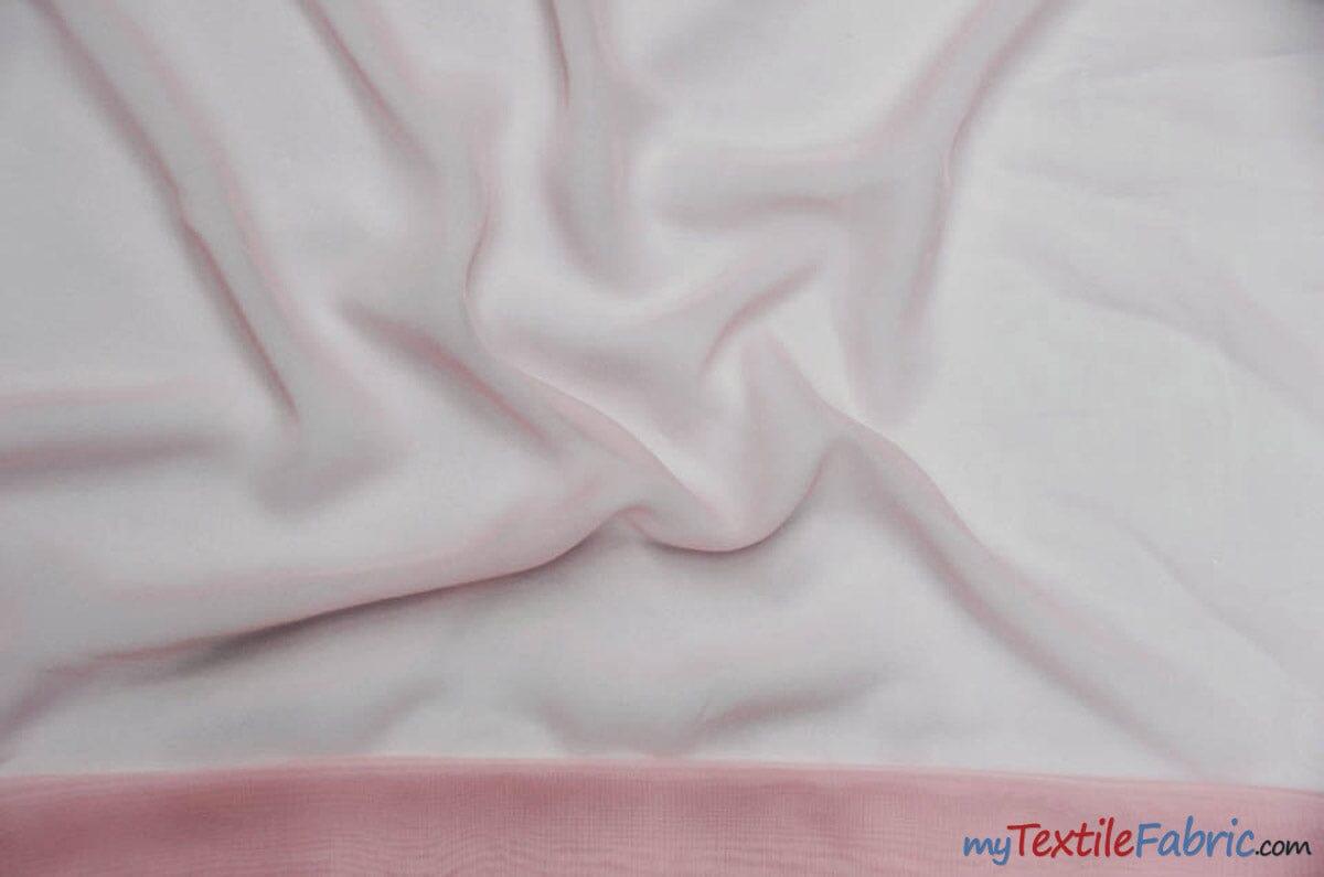 Polyester Chiffon Fabric - Super Soft, Flowy, Sheer, 58/60" Width, 100% Polyester (By The Continuous Yards & Bolts)