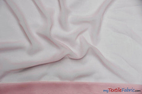 Polyester Chiffon Fabric - Super Soft, Flowy, Sheer, 58/60" Width, 100% Polyester (By The Continuous Yards & Bolts)