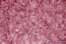 Rosette Satin Polyester Fabric - 3D Satin Floral Embroidery, 52/54" Width (Yards, Bolts, Sample Swatch)