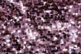 Dull Square Dazzle Polyester Fabric - Square Sequins, Sheer Mesh, 52" Width (1 Yard)