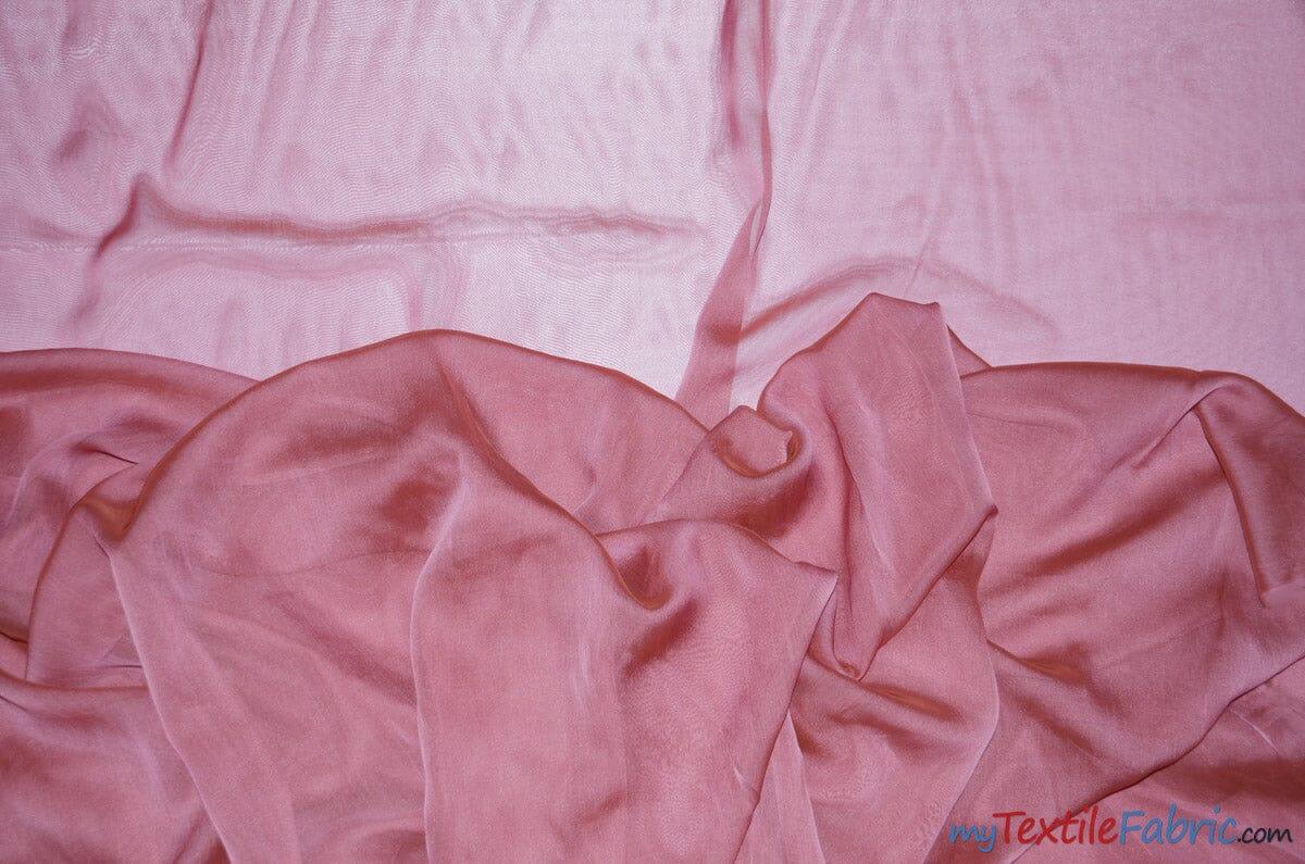 Two Tone Chiffon Polyester Fabric - Iridescent Sheer, 58/60" Width, Multiple Colors (Yards, Bolts, Sample Swatch)