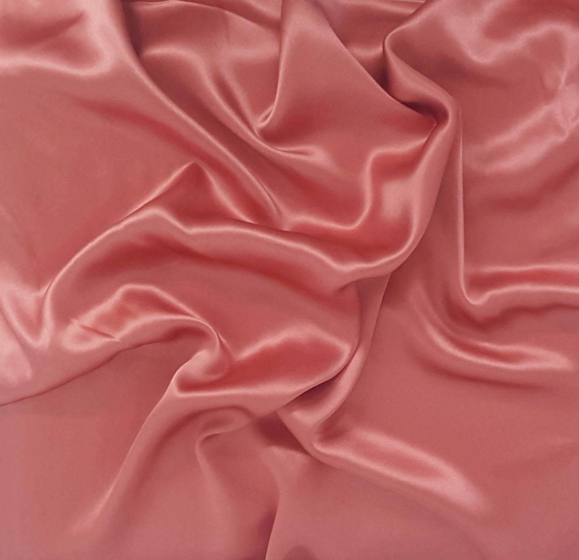 Silk Charmeuse Mauve Fabric