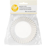 Wilton White Jumbo Cupcake Liners, 75-Count