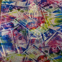 Hologram Stretch Polyester Spandex Fabric