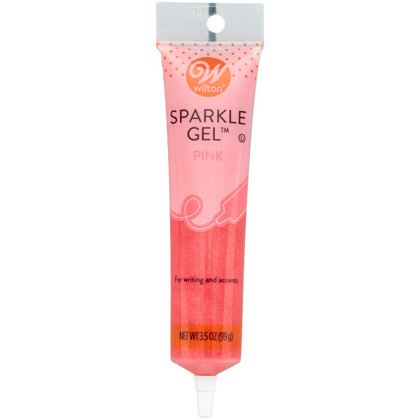 Wilton Pink Sparkle Gel – 3.5 oz.