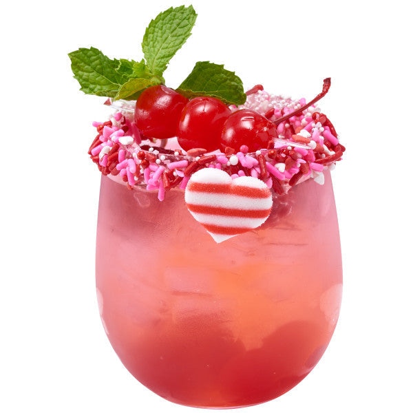 Valentine Fusion Mix 27 oz Container of Sprinkle Mix Pearls Quins Hearts