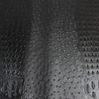 Black Mutant Ostrich Gator Embossed Vinyl Fabric,