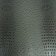 Charcoal Mutant Ostrich Gator Embossed Vinyl Fabric,