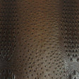 Brown Mutant Ostrich Gator Embossed Vinyl Fabric,