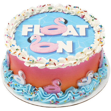 Pool Floaties Summertime Cupcake Toppers Cupcake Cake Decorating Rings 12 set