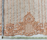 Beaded Embroidered Lace Mesh