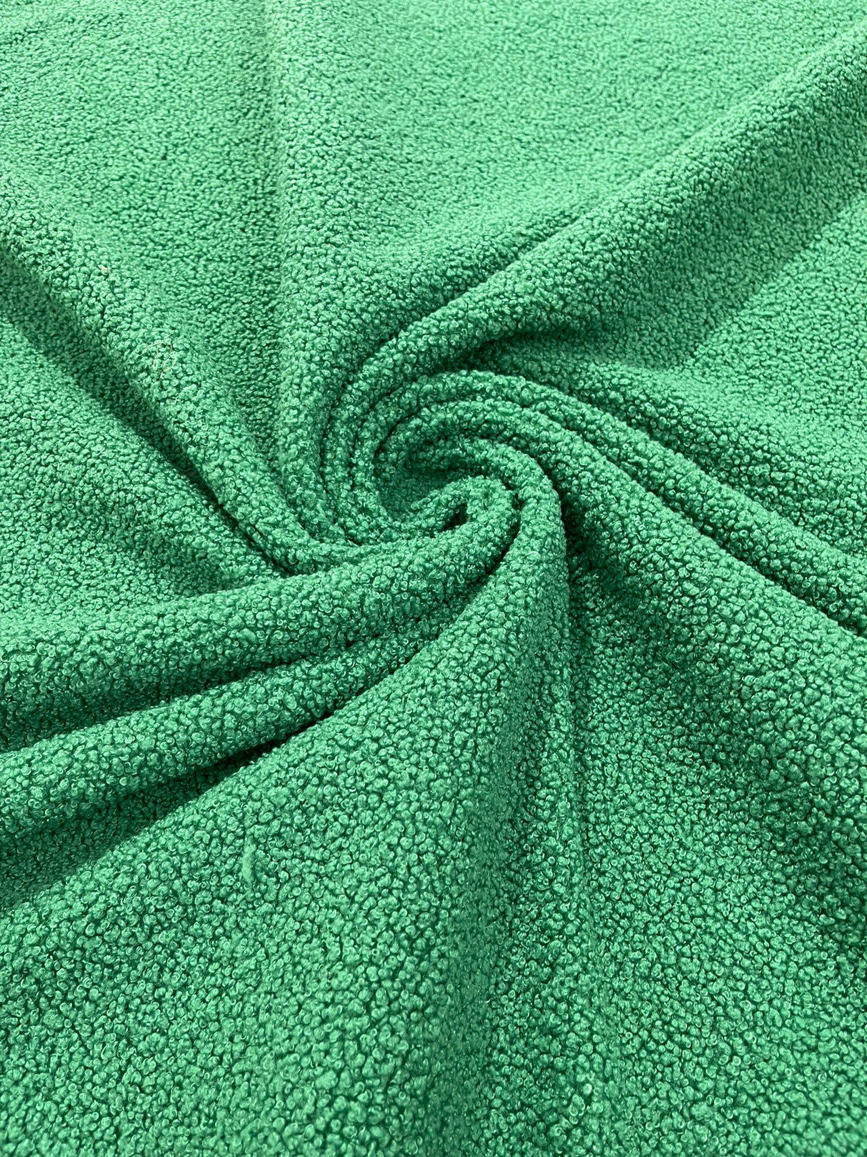 Mechanical Sherpa Stretch Polyester Sherpa Fabric - Black, Fuchsia, Green, Ivory/Beige, Sage Green, 58-60" Width (1 Yard)