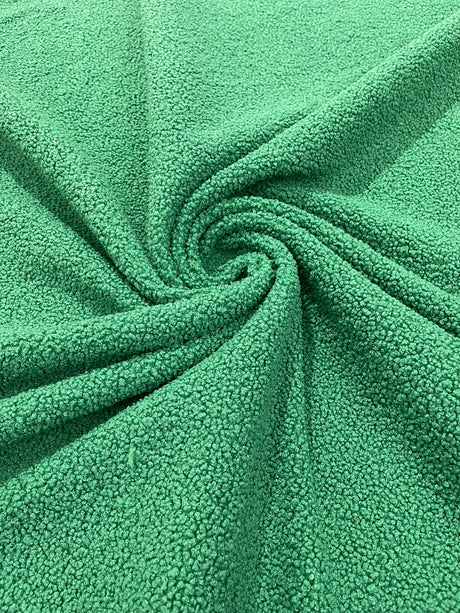 Mechanical Sherpa Stretch Polyester Sherpa Fabric - Black, Fuchsia, Green, Ivory/Beige, Sage Green, 58-60" Width (1 Yard)