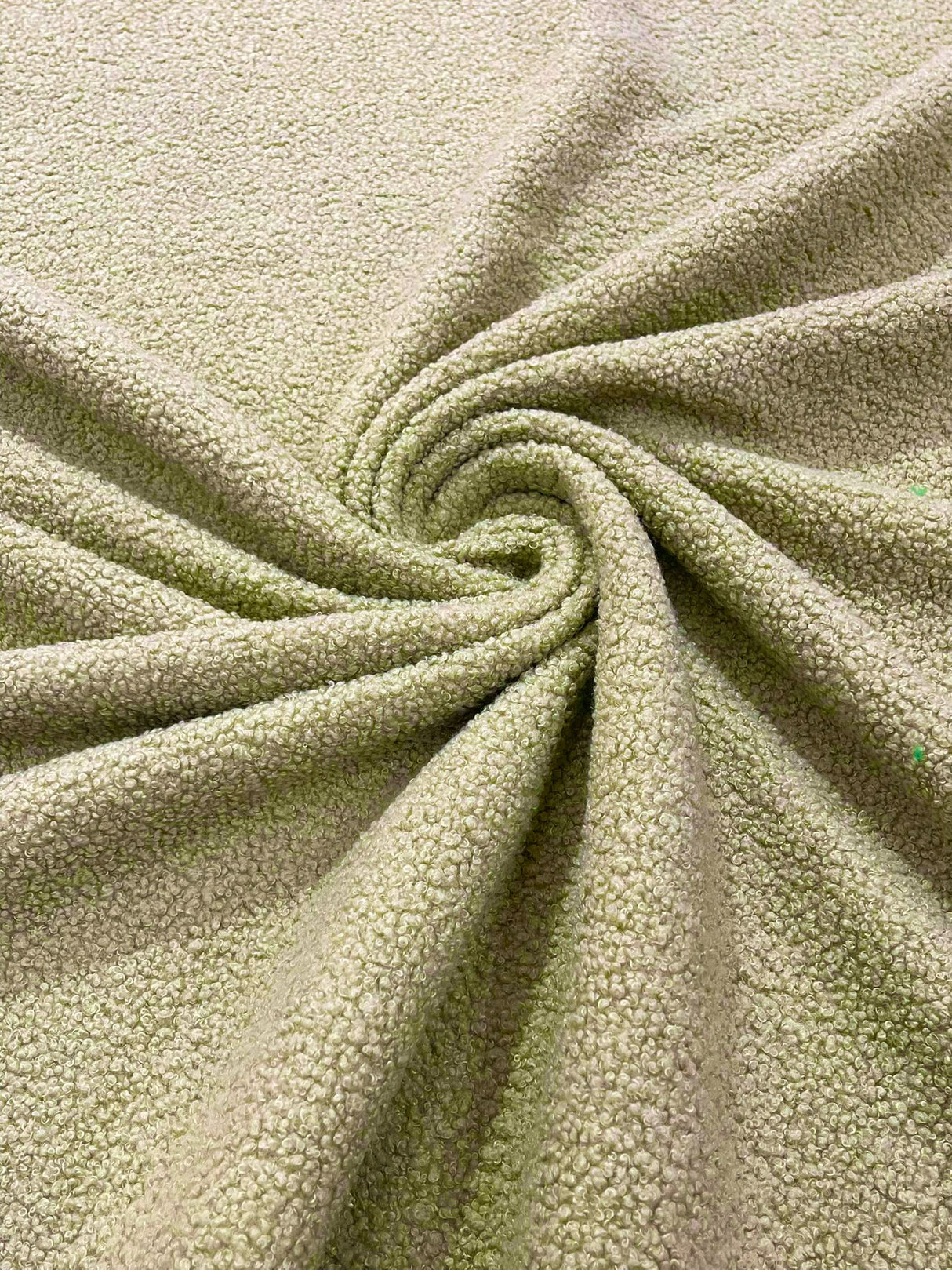 Mechanical Sherpa Stretch Polyester Sherpa Fabric - Black, Fuchsia, Green, Ivory/Beige, Sage Green, 58-60" Width (1 Yard)