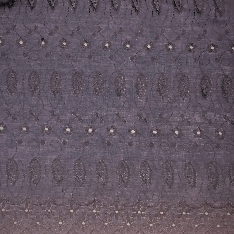 Navy Medium Eyelet 80% Polyester 20% Cotton Fabric - Navy, Small Eyelets, 41"-42" Width
