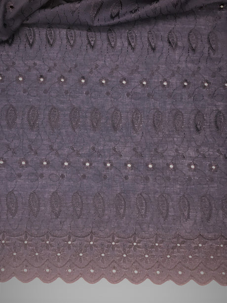 Navy Medium Eyelet 80% Polyester 20% Cotton Fabric - Navy, Small Eyelets, 41"-42" Width