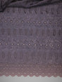 Navy Medium Eyelet 80% Polyester 20% Cotton Fabric - Navy, Small Eyelets, 41"-42" Width