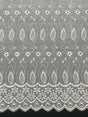 White Medium Eyelet Polyester Cotton Fabric - White, Small Eyelets, 41"-42" Width (1 Yard)