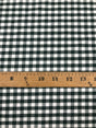 1/4" Hunter Green Gingham Checkered Poly Cotton Fabric - Hunter Green Gingham, 58/59" Width